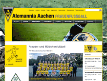 Tablet Screenshot of alemannia-frauenfussball.net